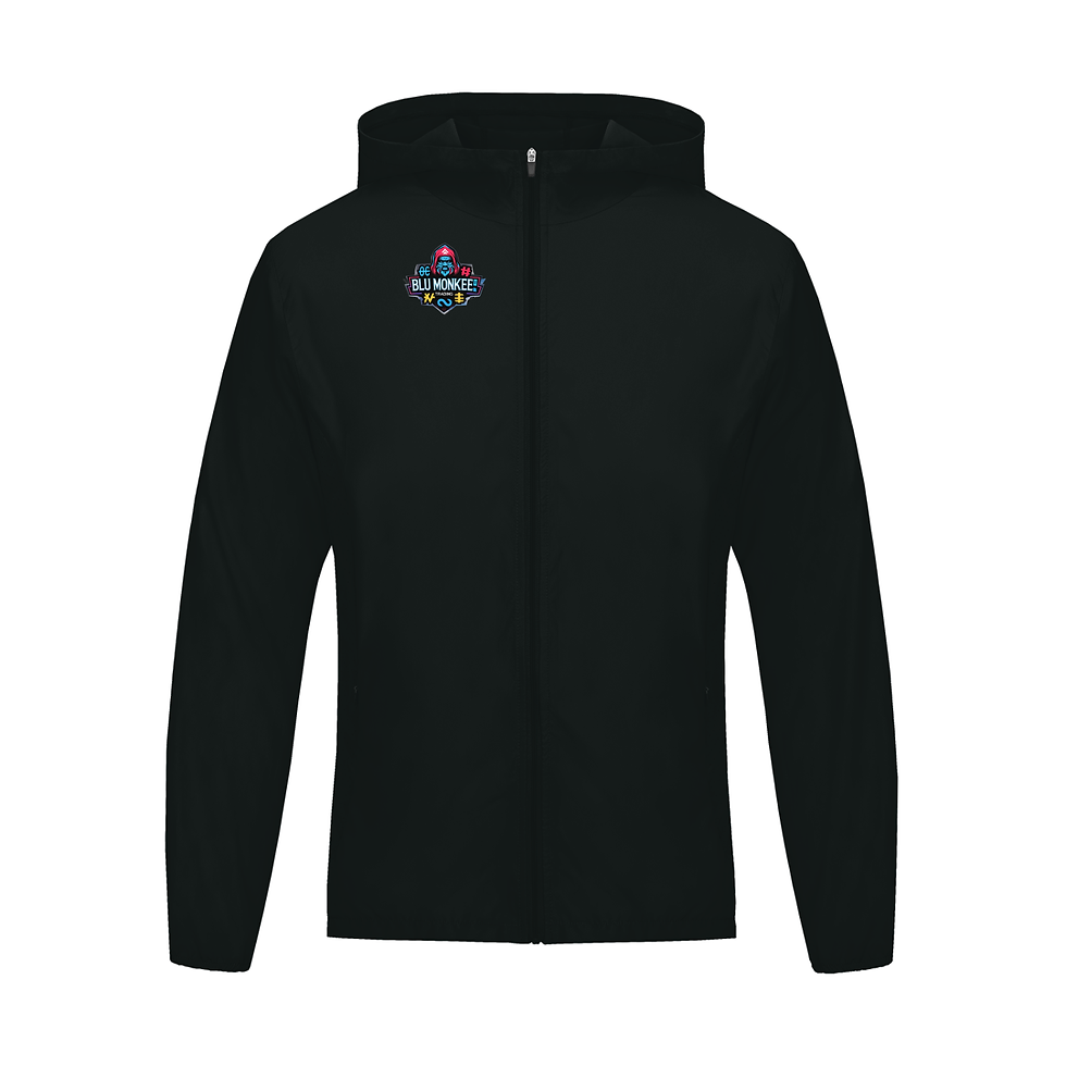 Thumbnail: Blu Monkee Logo Soft Hooded Sports Jacket