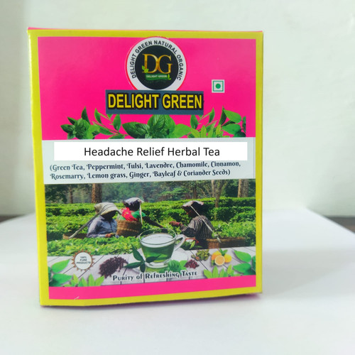 Headache Relief Herbal Tea Delight Green