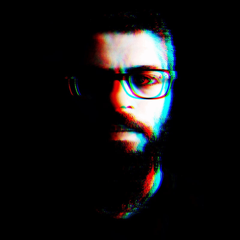 Alkan Gözar glitch animation