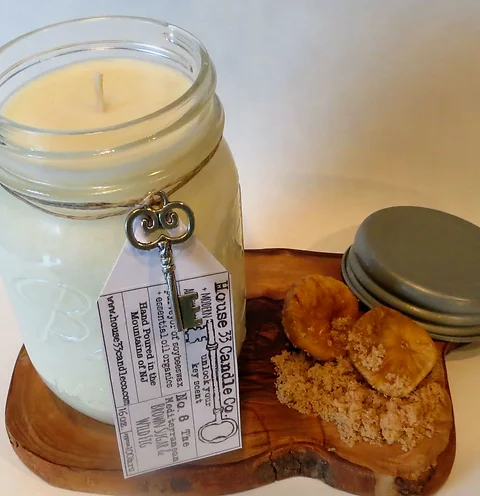 Soy Beeswax Candle No 8 The Mediterranean Brown Sugar Wild