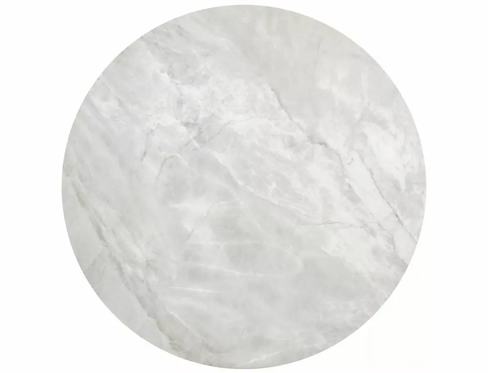 Ronde salonset Kora keramiek grijs