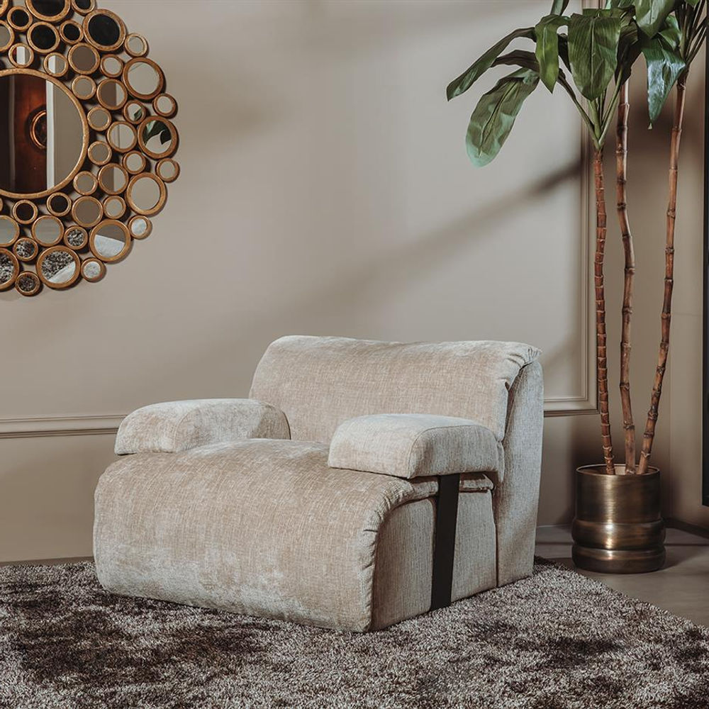 Redford 1-seater no arm - Touch 102 beige