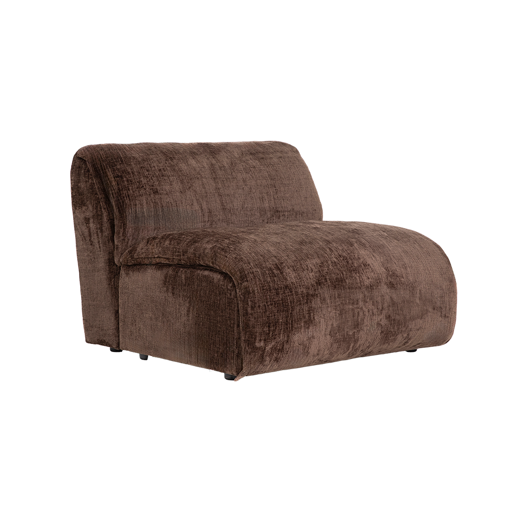 Redford 1-seater no arm - Touch 106 brown