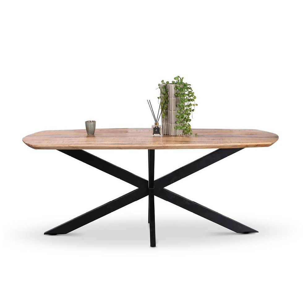 Loft eettafel deens ovaal