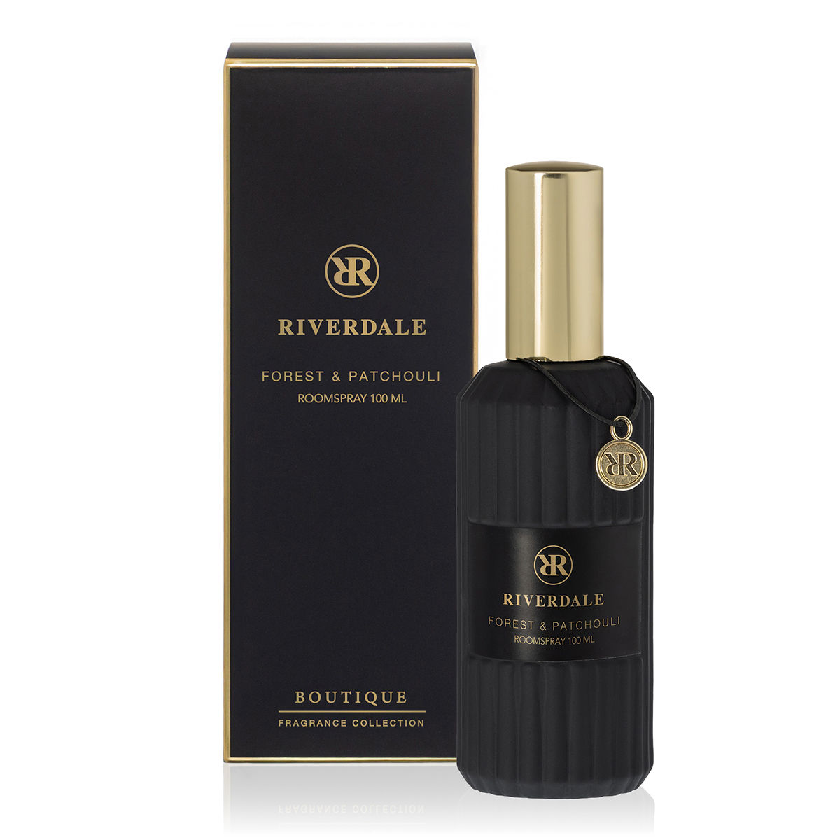 Boutique Roomspray Forest & Patchouli 100ml zwart