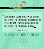 TOTT Devotional | A Time to Rest | Genesis 2:2