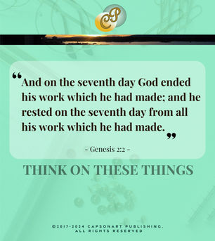 TOTT  Devotional | A Time to Rest  | Genesis 2:2