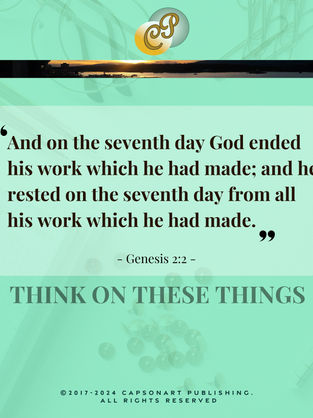 TOTT  Devotional | A Time to Rest  | Genesis 2:2