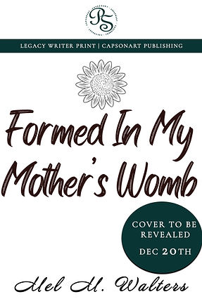 Formed In My Mothers Womb Cover Reveal
