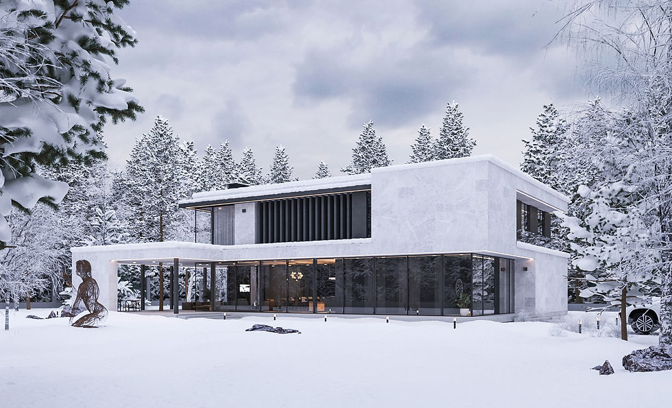 Villa huren in de winter