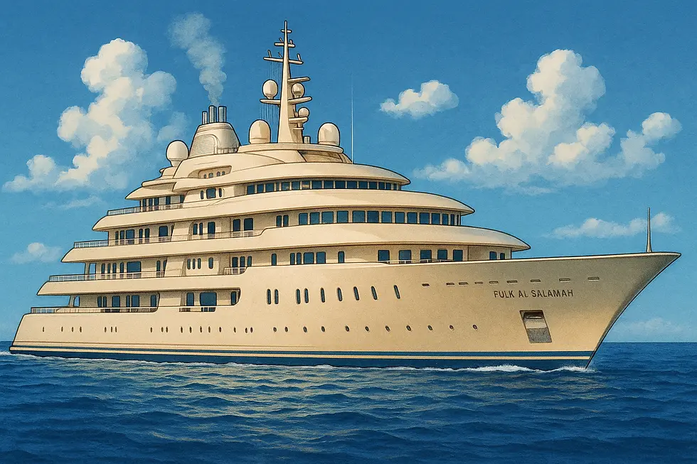 Fulk Al Salamah in het water