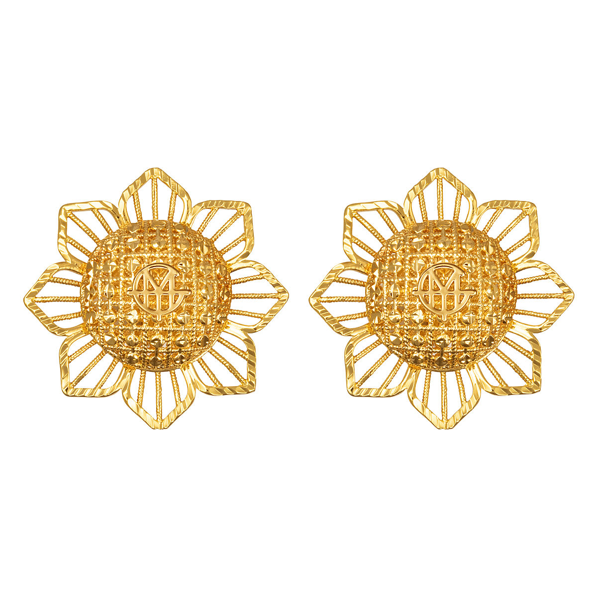 Clip earrings