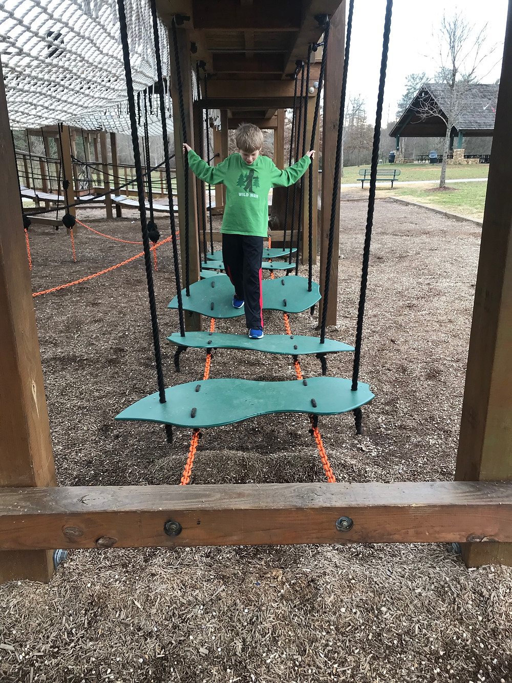 Catawba Meadows Park, Beanstalk Playground, Morganton, NC Greenway