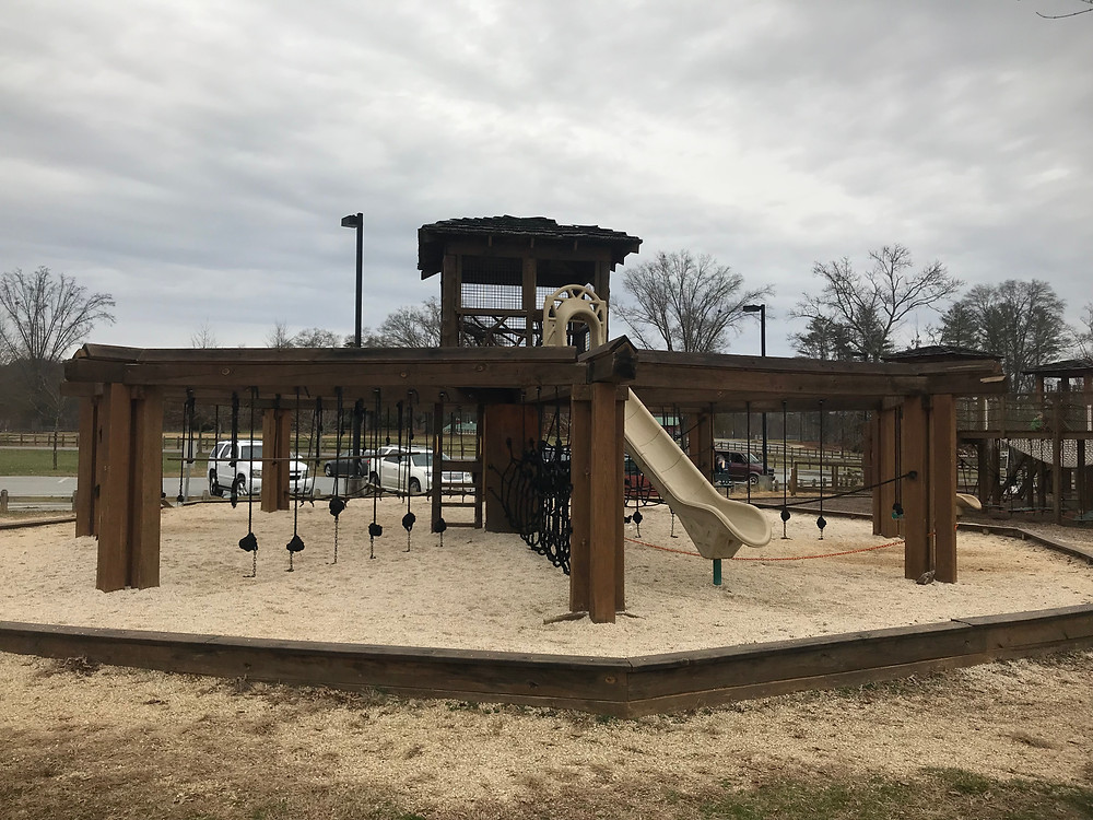 Beanstalk Playground in Morganton, NC has a younger kids version as well.
