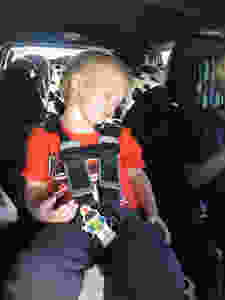 Sleeping kids after a get the wiggles out play session at the Beanstalk Playground.