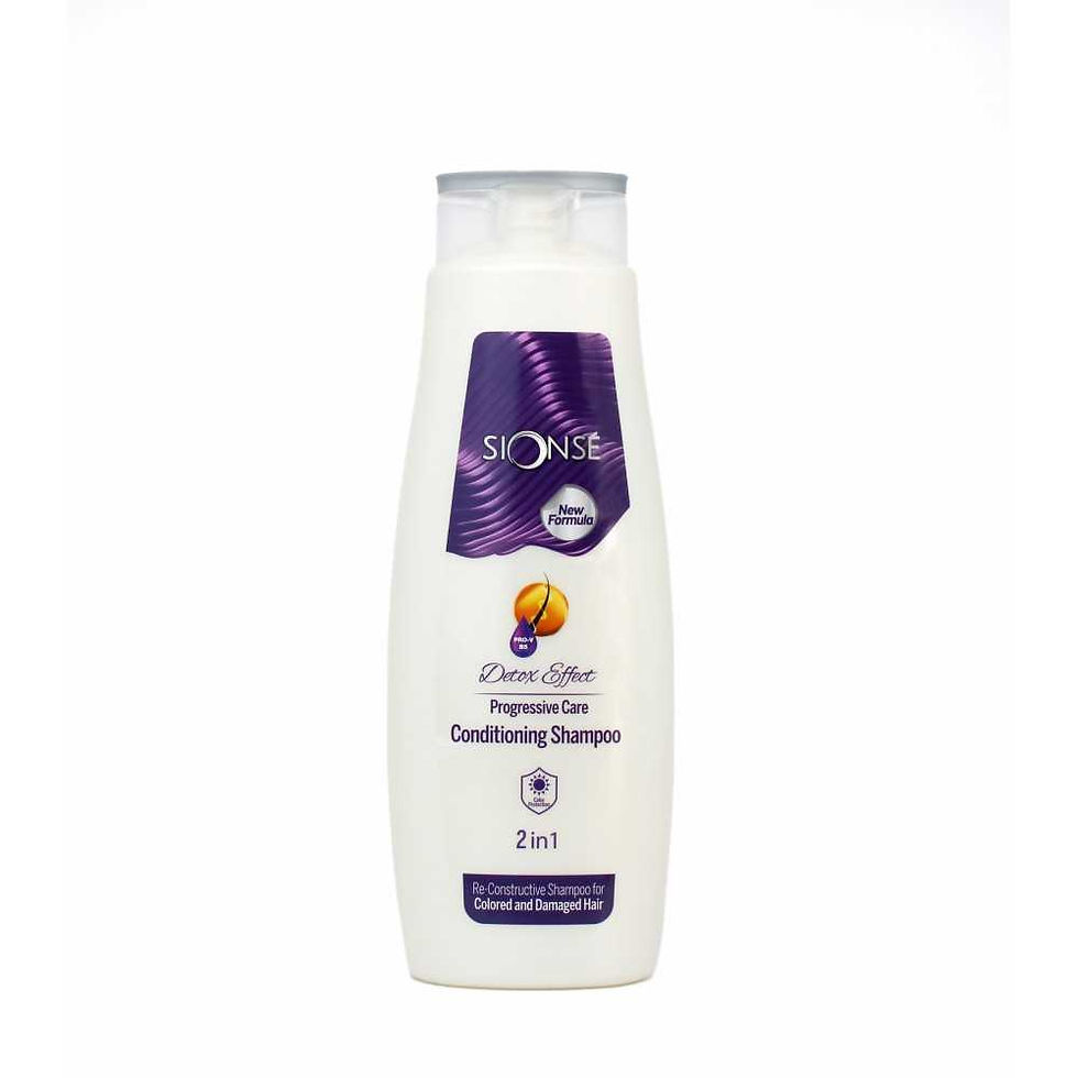 Shampoo, two in one hair care, for colored hair, Sionse brand