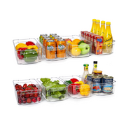 HOOJO Refrigerator Organizer Bins