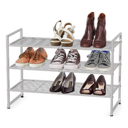 Three Tier Metal Shoe Rack - https://amzn.to/3U7jmmV