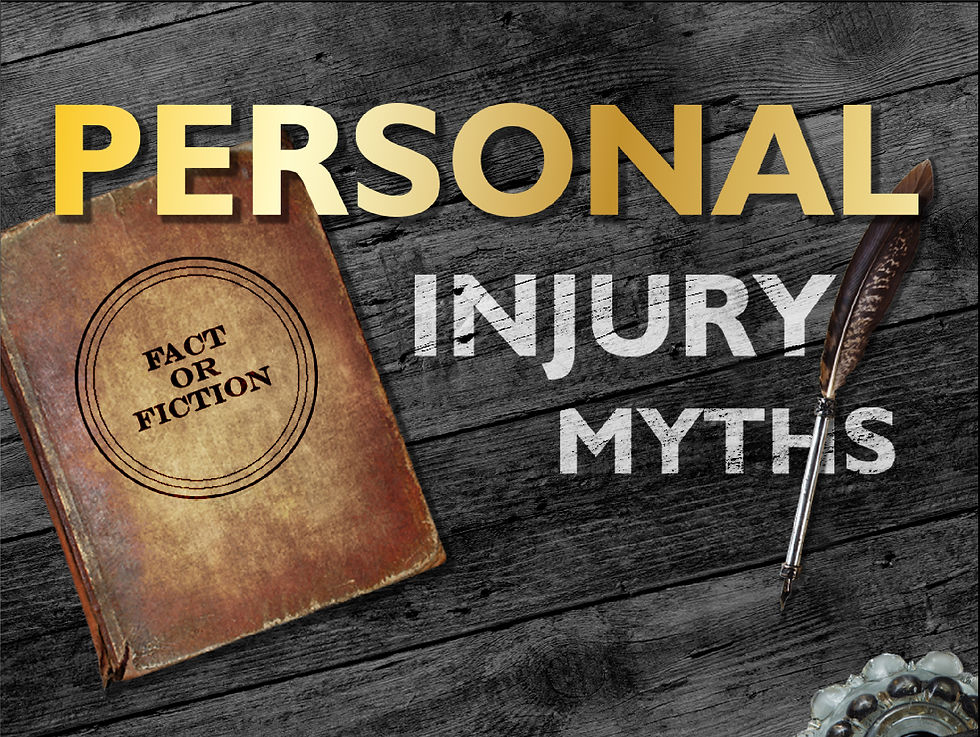 Myths About Personal Injury Cases: Debunked