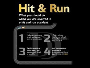 What evidence is needed to convict a hit and run?