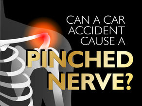 Can a car accident cause a pinched nerve injury?