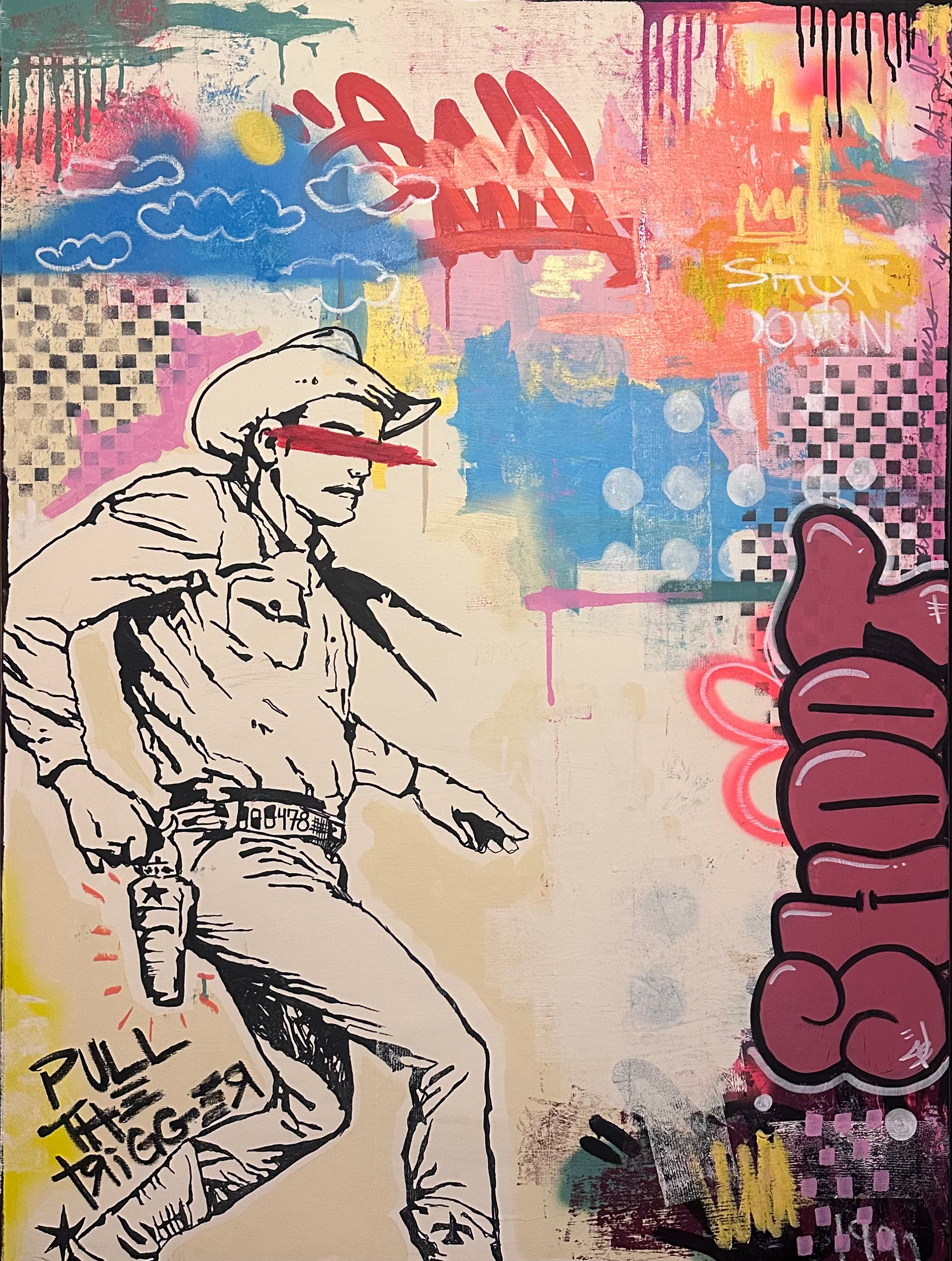 Fire at Will 36” x 48”