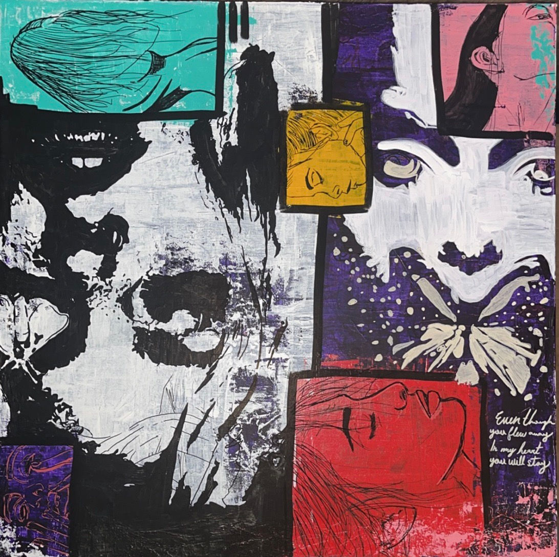 “The Light of the Moth” 36” x 36”