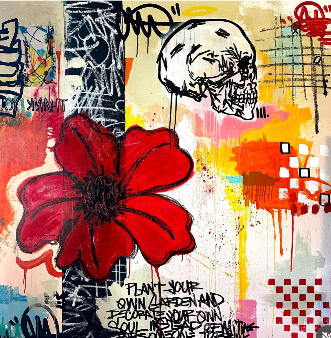 TIL the EnD 48” x 48”