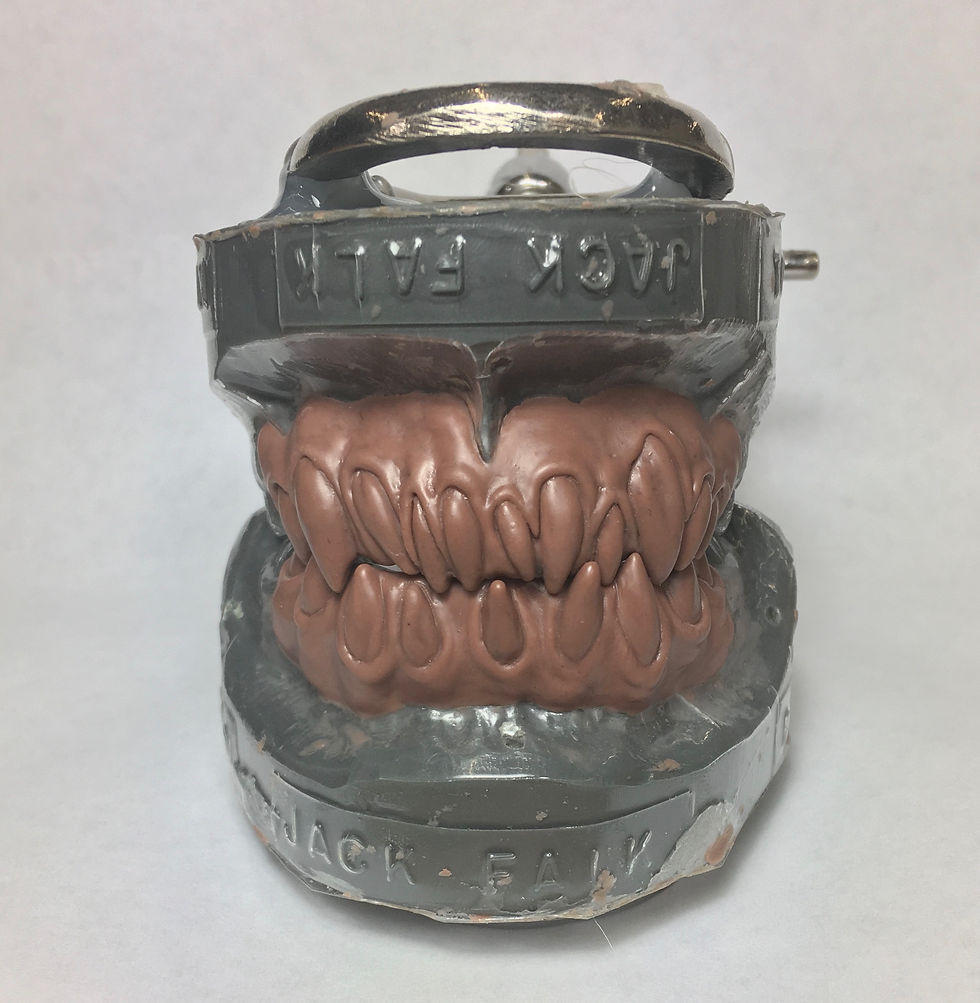 Demon Character Denture Sculptures