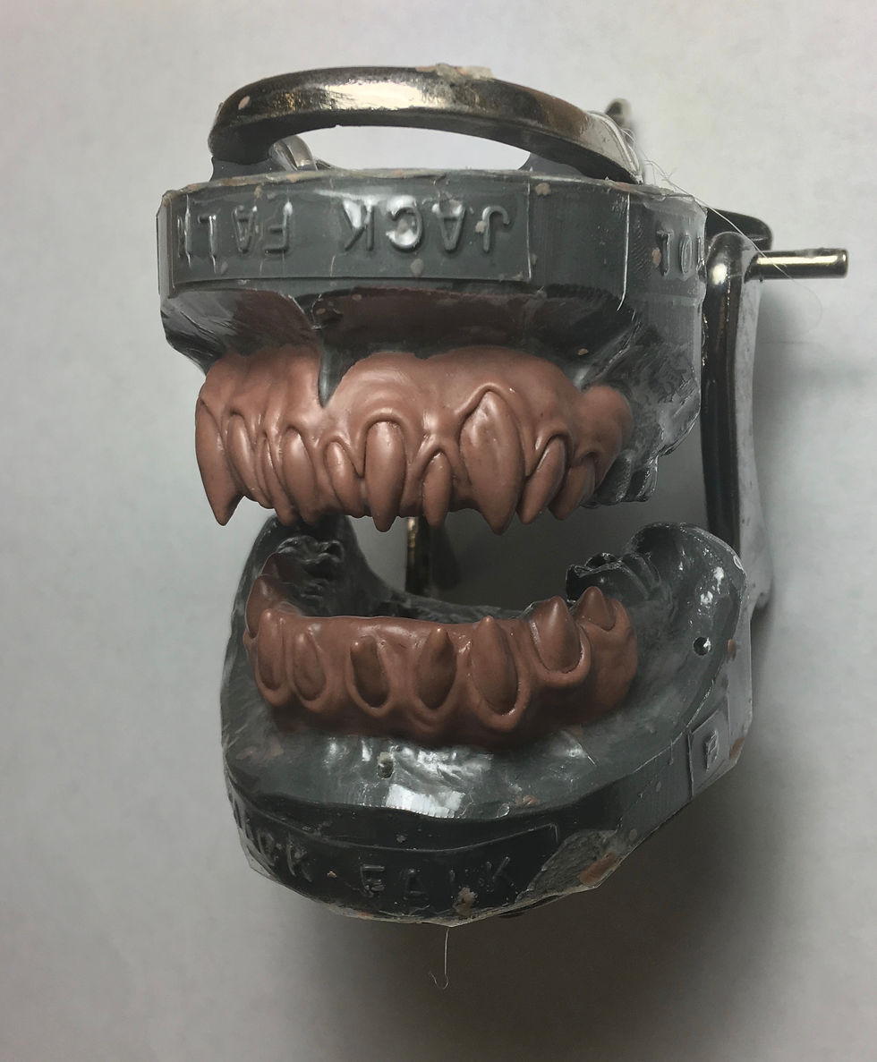 Demon Character Denture Sculptures