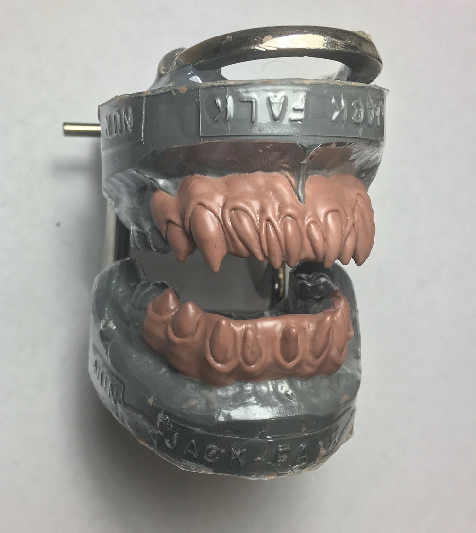 Demon Character Denture Sculptures