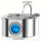 Miniatura: Zyfeeder 3.2L Stainless Steel Pet Water Fountain with Faucet - USB Powered, Quie