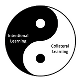 A yin and yan diagram that shows two different illustration