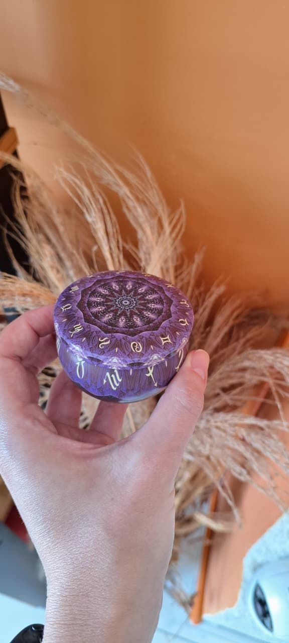 Miniatura: Vela Aromática na Lata Mandala – Flores do Cerrado