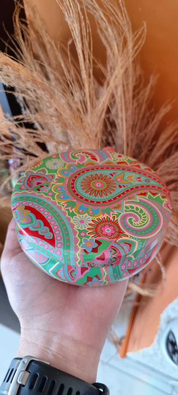 Miniatura: Vela Aromática na Lata Mandala – Flores do Cerrado