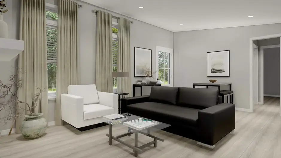 Spruce Cottage interior