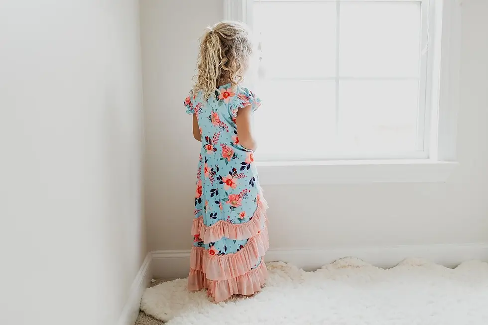 Thumbnail: Everly Maxi Little Miss dress