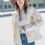 Thumbnail: Ivory Fringe Jean Jacket 