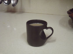 ספל קפה חם  - התנסות בחום/קור