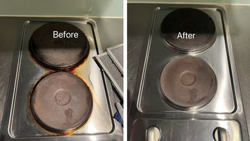 cooktop cleaning before after end of lease cleaning Cheltenham VIC