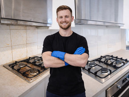 Professional end of lease cleaning kitchen before and after Melbourne South East