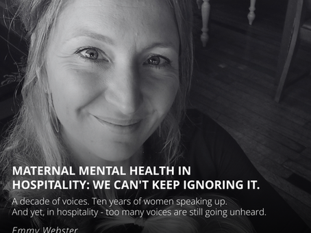Maternal mental health in hospitality: We can’t keep ignoring it