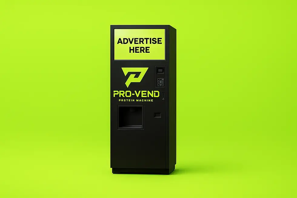 Pro-Vend vending machine advertisement
