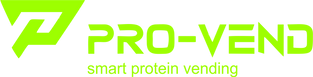 Pro-Vend logo: vibrant green text
