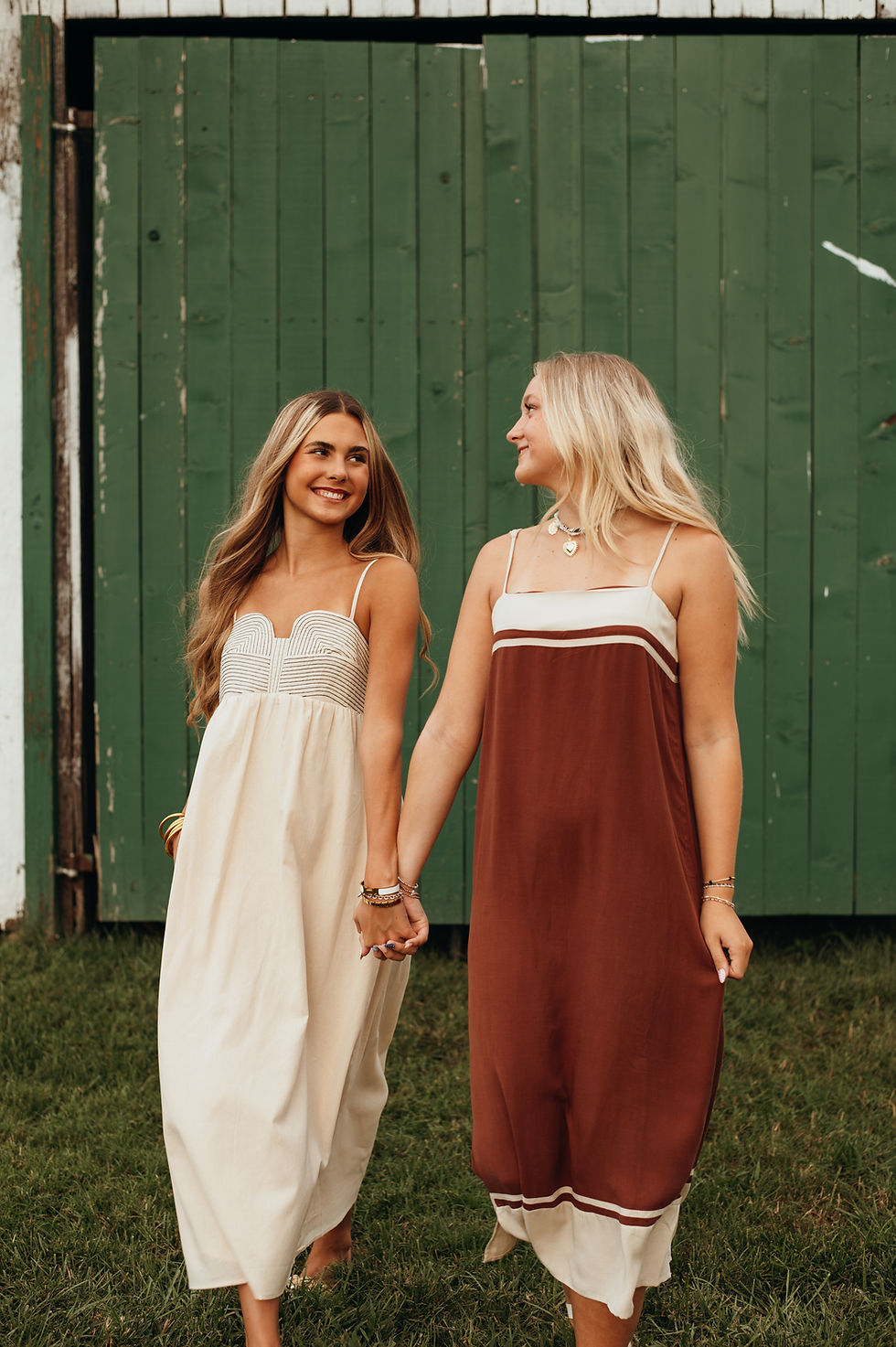 Thumbnail: Brown/Taupe Midi Dress