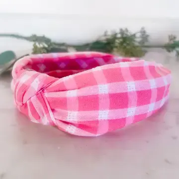 Thumbnail: Plaid Fabric Headbands