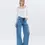 Thumbnail: SUPER HIGH RISE PLEATED DRAWSTRING WIDE LEG JEANS T6745 - UNABASHED 24