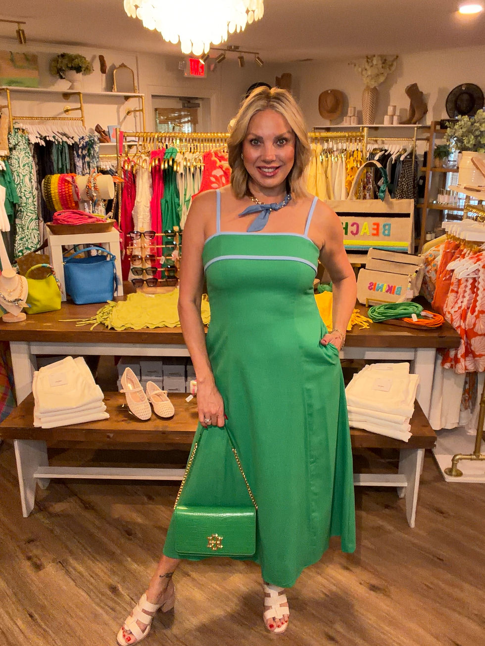 Thumbnail: Blue Trim Green Maxi