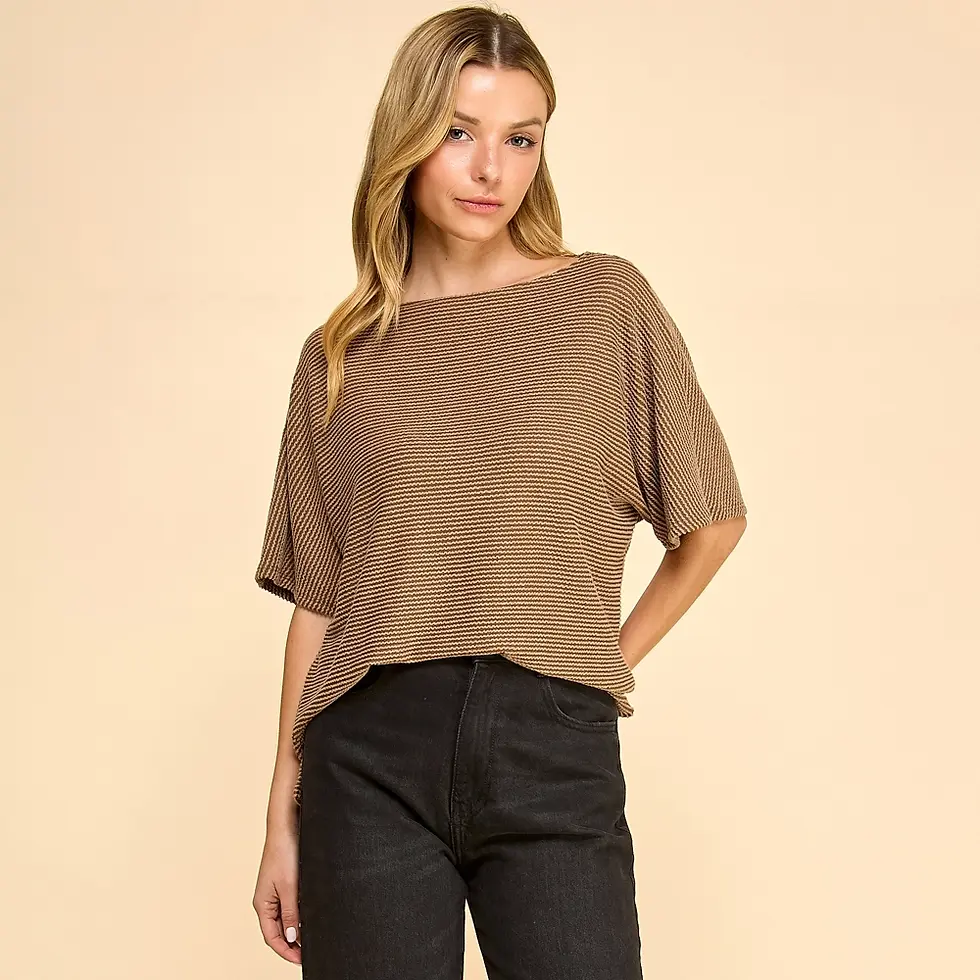 Thumbnail: Solid Ribbed Basic Top