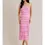 Thumbnail: Pink Lace Tube Midi Dress